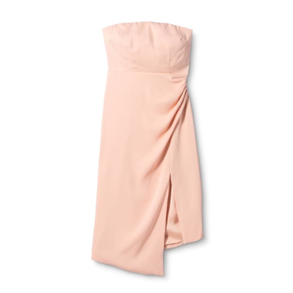 Cushnie x Target blush asymmetrical dress